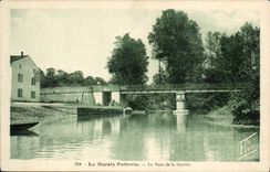 Sumpf Poitevin CPa die Brucke von Garette