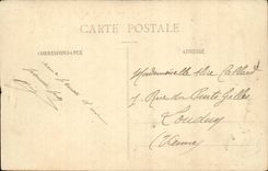 Parthenay CPA Viaduct of the railroad Effect of snow