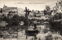 Thouars CPA the low city and edges of Thouet