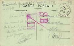 Niort CPA the bridges Hand and the church St Etienne