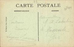 Karre-Schiene CPA das Schloss