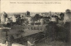 Thouars CPA Turn of prince de Galles and old fortifications Tours of 13 and 14th