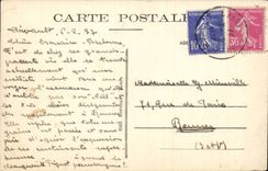 Airvault CPA the church