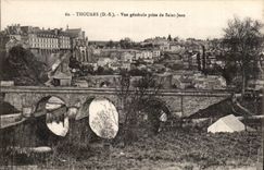 Thouars - View taken Saint Jean - CPA