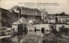 Thouars - the castle built under Louis XIII per Marie of the Tower in 1635 - CPA