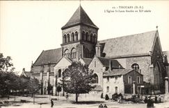 Thouars - the Church St Laon founded at the XI century - CPA