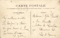 Thouars - die Dorfhalle und die Bergeon Prachtstrasse - CPA