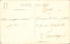 Parthenay CPA View taken of the tower of the clock