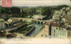 Niort CPA Panorama taken of the keep