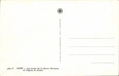 Niort CPA the edges of Separates Niort and the church St Andre