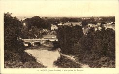 Niort CPA Seen from of the keep