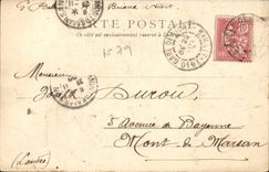 Niort CPA the monument of the combatants