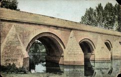 Airvault CPA Roman Bridge