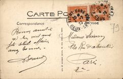 Niort CPA the castle