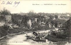 Parthenay CPA old walls