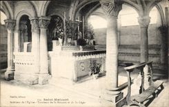 Saint Interior Maixent CPA of the church Tomb of St Maixent and light St
