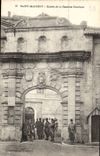 Saint Maixent CPA Entrance of the Canclaux barracks