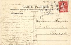 Saint Maixent CPA Entrance of the Canclaux barracks