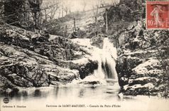 Umlagerungen Saint Maixent CPA der Kaskade von gut der Holle