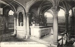 Saint Maixent CPA Crypte of the Tombeaux church of St maixent and Light St
