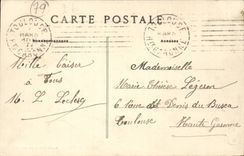 Thouars CPA the castle Seen interior