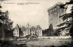 Surroundings of Airvault CPA St Wolf on Thouet the castle