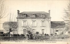 Mazieres Gatine CPA in der Schule der Jungen