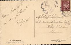 Der Sumpf poitevin CPA Arcais Kanal von Taillee