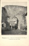 Thouars CPA Remainders of the fortifications of the Mayraud door to Entering of the old feudal bridge