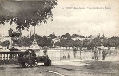 Niort CPA Seen of the garden of the Breach