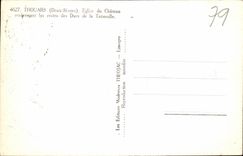 Thouars CPA Church of the castle containing the remainders of the Duke of Tremoille