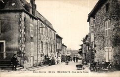 Menigoute CPA Strasse der Post