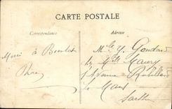 Thouars CPA the casade Apple trees Excursion recommandee by Touring Club of France