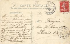 Saint Interior Maixent CPA of the church