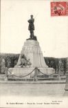 Saint Maixent CPA Statue of the olonel Denfert Rochereau (lion)