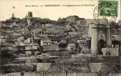 Parthenay CPA View taken of the new bridge