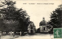 Glaze CPA the rocks of the marchioness of SEvigne