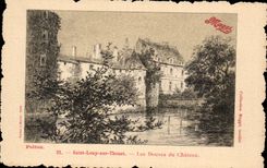 Saint Wolf on thouet CPA ditches of the castle