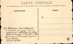 Saint Wolf on thouet CPA ditches of the castle