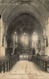 Interior Loublande CPA of the church