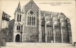 La Chapelle SAINT LAURENT CPA Basilica of Pity