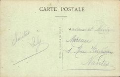 Parthenay CPA Viadux of the railroad Effect of snow