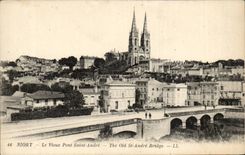 Niort CPA the old bridge Saint Andre