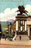 Statue Clermont-ferrandCPA von Vercingetorix und von puy der Haube (Held de Gergovie)