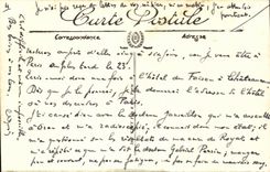 Auvergne - the Castle of Tournoel - CPA