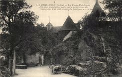 Gargilesse CPA der offentliche Ort