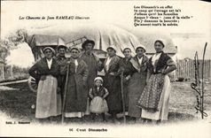 The songs of Jean Rameau it is Sunday (folklore peasant)