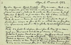 Algiers CPA the palate of winter and the cathedral