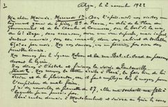 Algiers CPA the opera