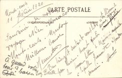 Menton cPA the port (baetaux sailing ships)